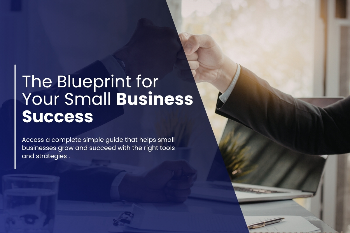 Small business owner conducting customer demographic research on a laptop in a office.